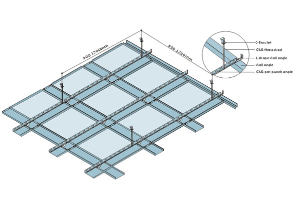 900 Tartan Grid Ceiling System